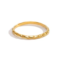 Thin Moon Surface Ring