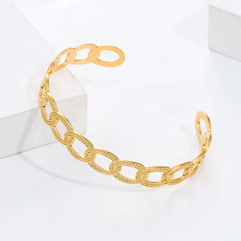 Hollow Chained Bangle