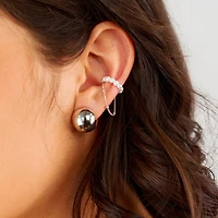 Steel Chunky Dome Hoops