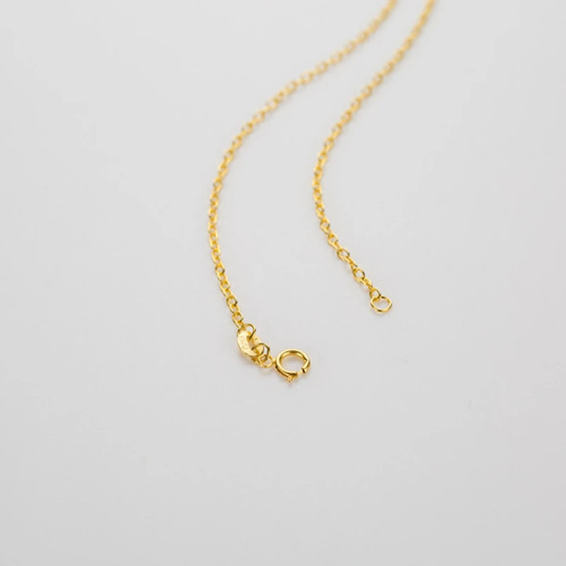 Thin O Shape Chain Necklace