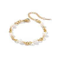 Abstract Pearl Bracelet