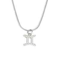 Steel Zodiac Symbol Necklace