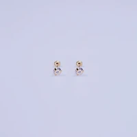Geometric Gem Studs