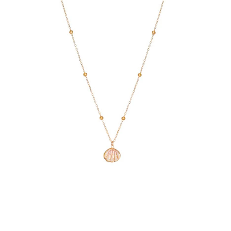 Mini Pink Shell Necklace