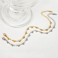 Solid Heart Chain Bracelet