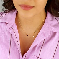 Vesica Piscis Heart Necklace