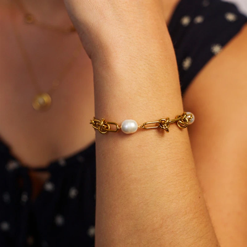 Chunky Pearl Bracelet