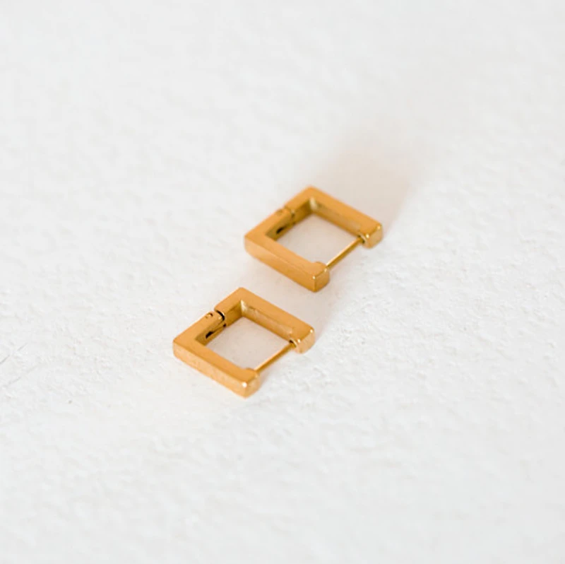 Small Square Hoops