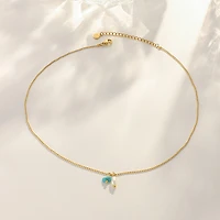 Turquoise Pearl Necklace