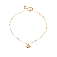 Mini Pink Shell Necklace