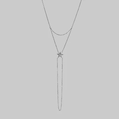 Steel Starfish Connected Ring Bracelet