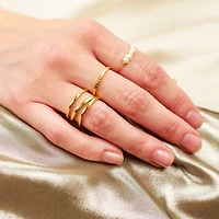 Mini Freshwater Pearls Ring