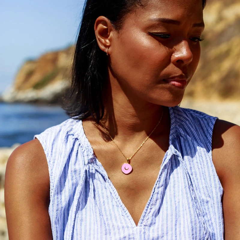 Pink Moon Necklace