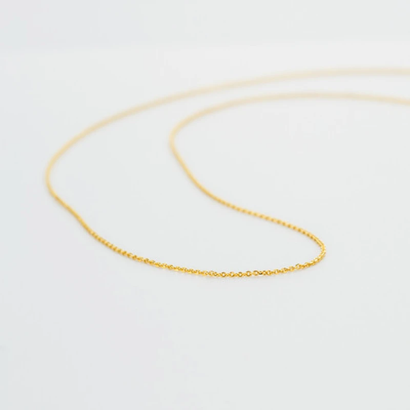 Thin O Shape Chain Necklace
