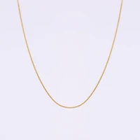 Thin Curb Chain Necklace