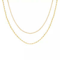 Delicate Dual Layer Beaded Necklace