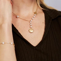 Shell Pearl Necklace