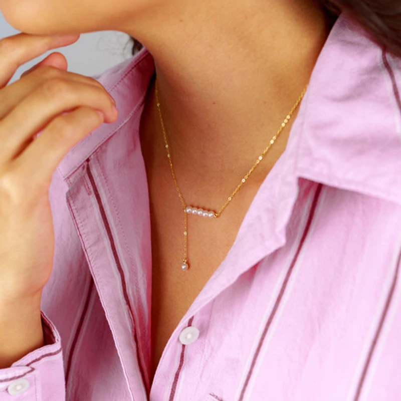 Pearl Bar Necklace