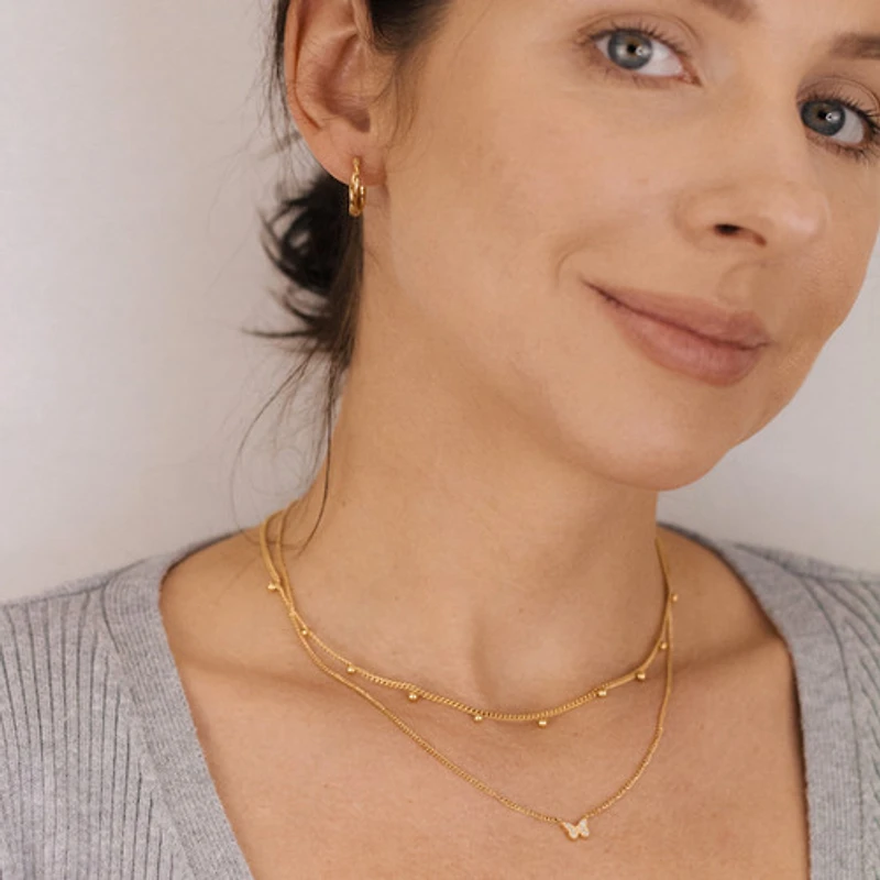 Interlocked Latch Mini Hoops