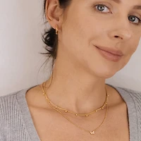 Interlocked Latch Mini Hoops