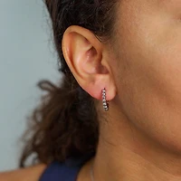 Steel Beaded Hoops