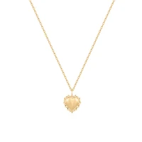 14k Glamour Heart Necklace