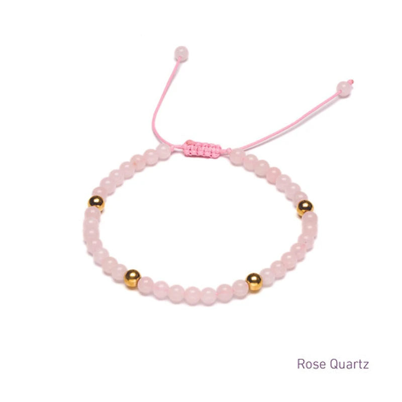 Braided Natural Crystal Bracelet (Dreamy Palettes)