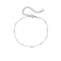 Steel Everyday Pearl Chain Bracelet