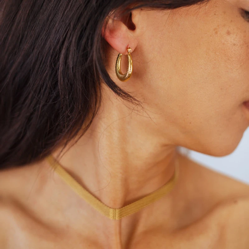 Patterned Medium Hoops