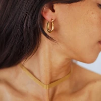 Patterned Medium Hoops