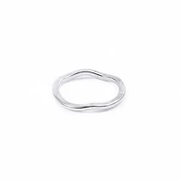 Abstract Waved Ring