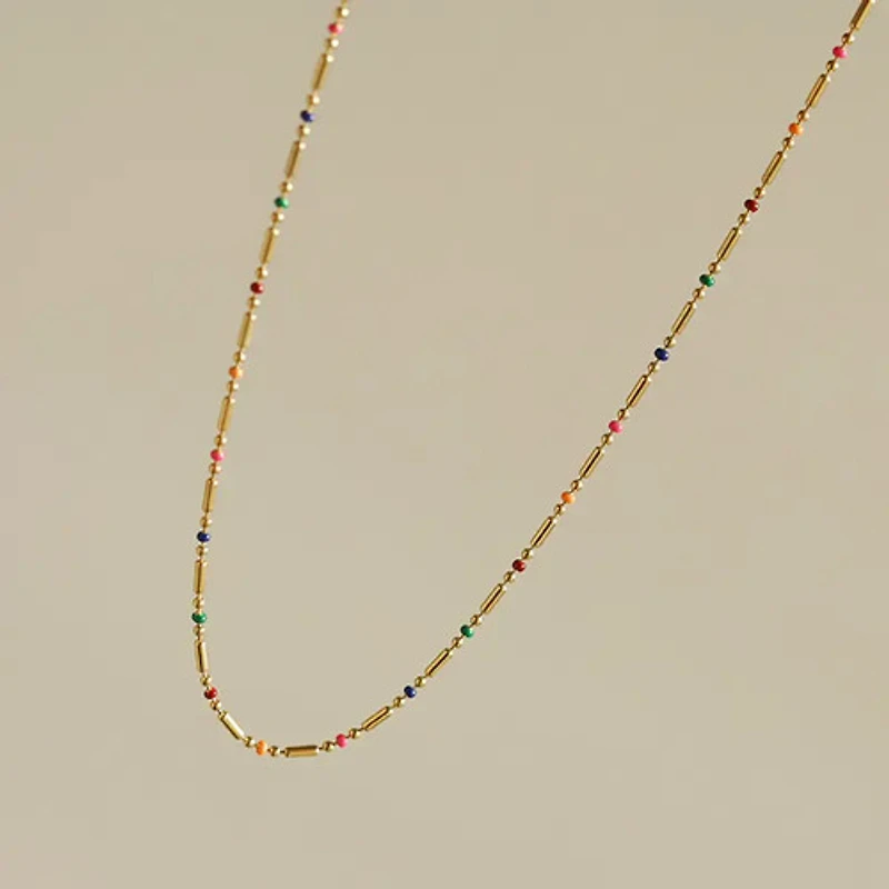 Color Pop Thin Necklace
