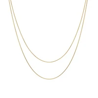 Layered Skinny Chain Necklace
