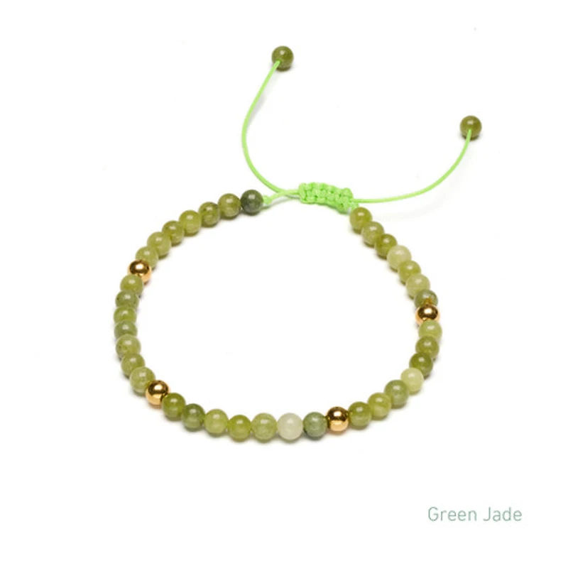 Braided Natural Crystal Bracelet (Spring Freshness)