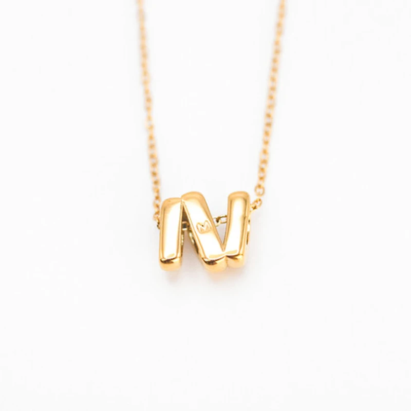 Mom "M" Initial Necklace