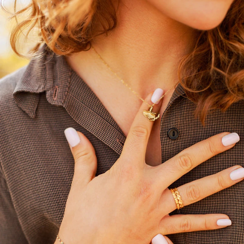 Ginkgo Pendant Necklace