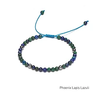 Braided Natural Crystal Bracelet (Depth of Blue)