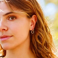 Gold Simple Ring Hoops