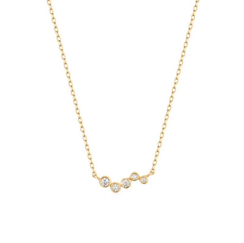 Diamond Wave Necklace