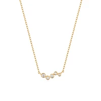 Diamond Wave Necklace