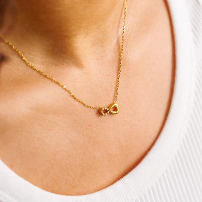 Infinity Multi Gem Necklace