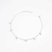 Steel Star Fish Anklet