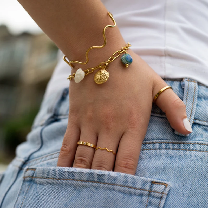 Wavy Stacking Ring