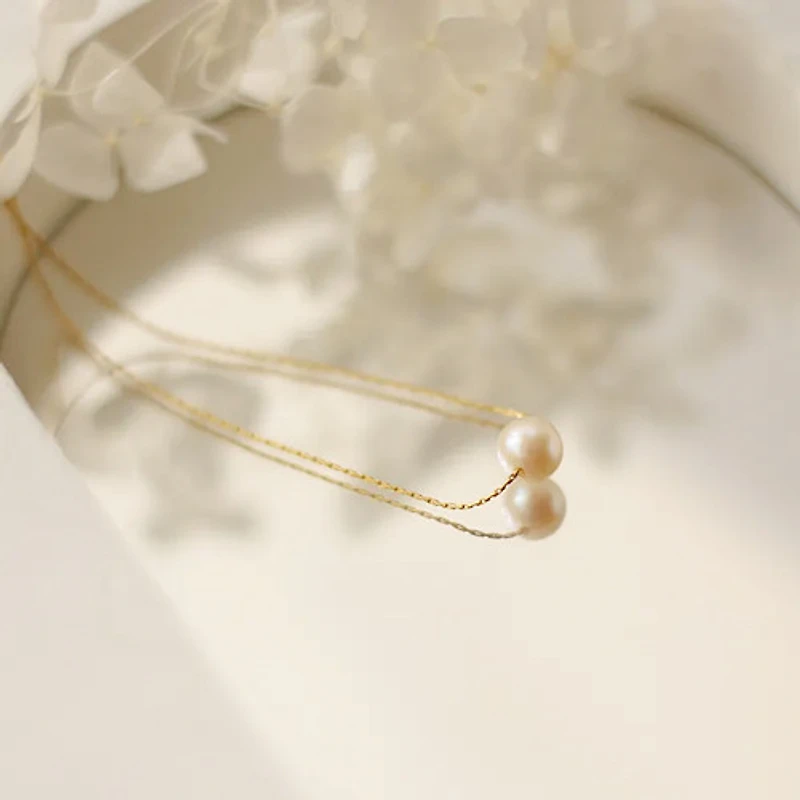 Everyday Single Pearl Necklace