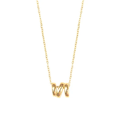 Mom "M" Initial Necklace
