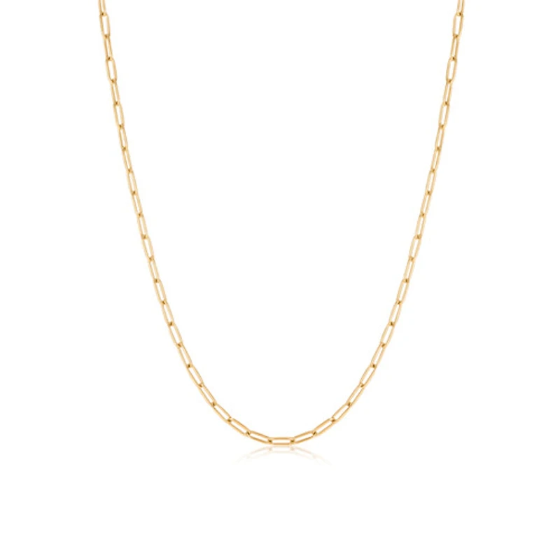 14K Paperclip Chain Necklace