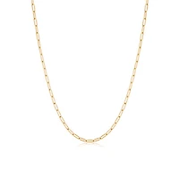 14K Paperclip Chain Necklace