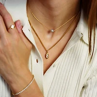 Vertical Eye Necklace