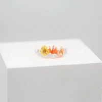 Dried Flower Resin Ring (Multicolor)