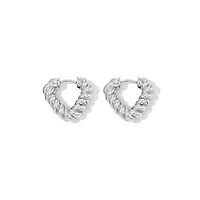 Steel Twisted Triangle Hoops